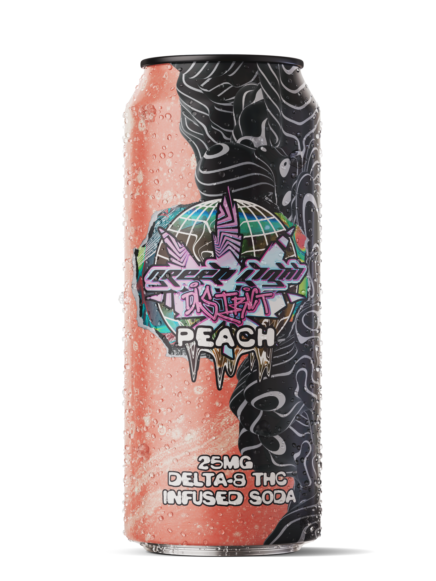 Peach Kickback - Delta 8 Infused Soda