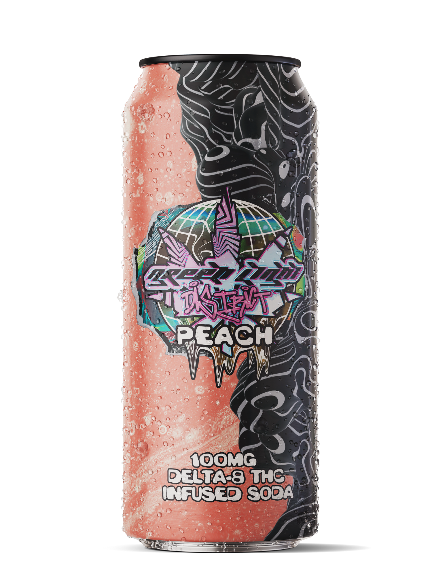Peach Kickback - Delta 8 Infused Soda